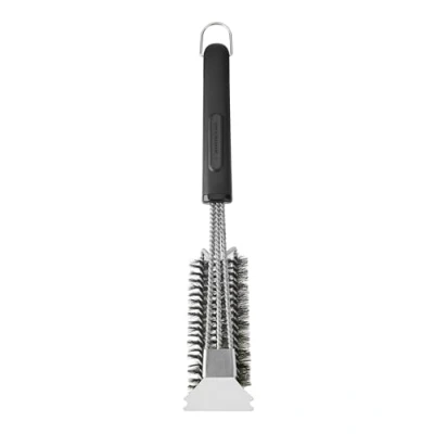 Immagine di MasterClass BBQ spazzola a spirale per grigliate con design 3 in 1, e raschietto acciaio inossidabile grigliate, resistente alla ruggine, 5 anni di garanzia
