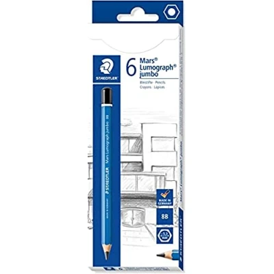 Immagine di Staedtler Mars lumograph Jumbo 100J Matita grafite Gros modulo 8B