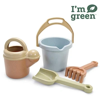 Immagine di Dantoy Bio Toy Bucket And Spade 4 Piece Playset, Eco Conscious Toys Made from Sugarcane