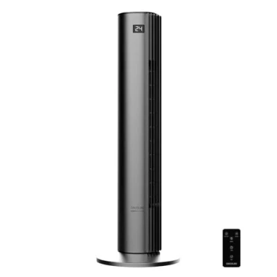 Immagine di Cecotec Ventilatore a torre con telecomando EnergySilence 790 Skyline Smart. 45 W, altezza 76,5 cm, oscillazione 70º, touch screen LED, timer 12 ore, 3 velocità e modalità