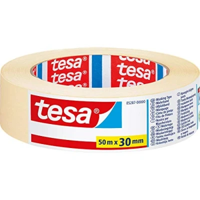 Immagine di tesa STANDARD 04325 00002 01 Nastro crespato tesa® Professional Beige (L x L) 50 m 30 mm 1 pz.