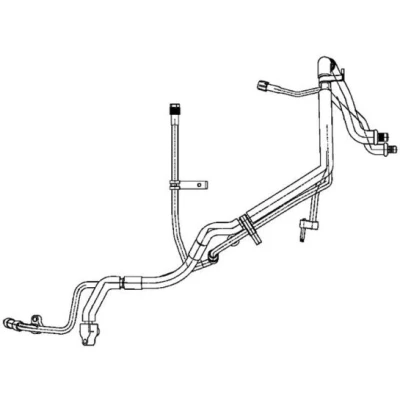 Immagine di MAHLE ORIGINAL AP 135 000P Condotto d. bassa/alta pressione, Climatizzatore