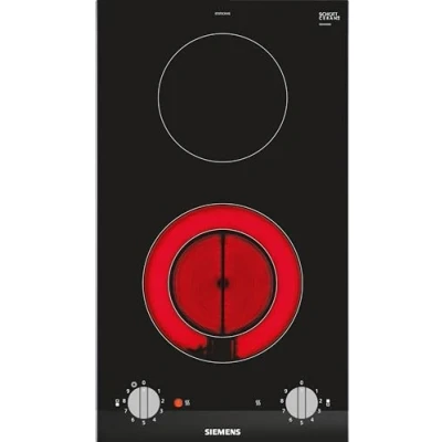 Immagine di Siemens ET375CFA1E piano cottura Nero, Acciaio inossidabile Incasso Ceramica