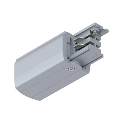 Immagine di Paulmann 91359 ProRail3 End Feed Componente per sistema su binario ad alta tensione alimentatore finale Argento