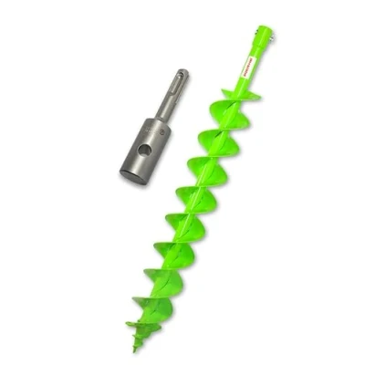 Immagine di Trapano di terra WERHE 100 mm con supporto SDS Plus Punta robusta a percussione doppio albero
