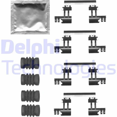 Immagine di DELPHI LX0679 Kit accessori, Pastiglia freno MAZDA: 3 Hatchback, CX