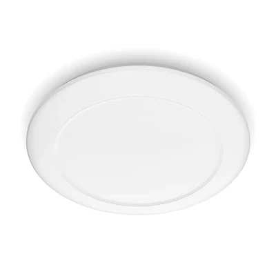 Immagine di Philips Lighting Lampada da Soffitto LED Cinnabar, Equivalente a 17 W, 2700K, Luce Bianca Calda, Non Dimmerabile, Bianco