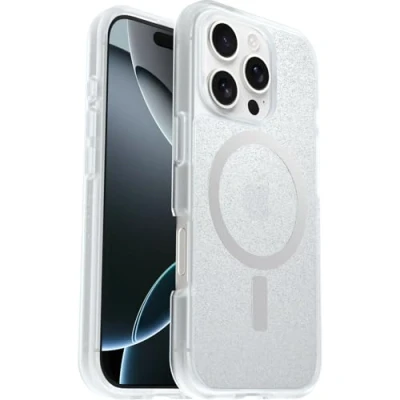 Immagine di OtterBox cover per iPhone 16 Pro Sleek Series MagSafe, resistente a shock e cadute fino, ultrasottile, testata norme MIL STD 810G, Stardust, Senza Retail Package