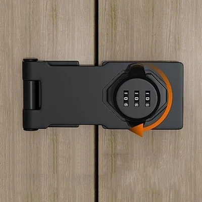 Immagine di HEIBTENY Lucchetto con password per armadio, serratura a combinazione, 3 cifre, armadietto, cassetti, cassetta delle lettere