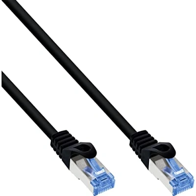 Immagine di InLine Cavo Patch Cat.6A, S/FTP, TPE, Flessibile, 25 m, Colore: Nero