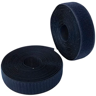 Immagine di Aerzetix C65969 Nastro/rotolo di scratch 30mm 5 metri auto aggrappante organizer/fermacavo striscia aggancio sacchetto indumento cinghia colore: blu scuro in poliammide e poliestere