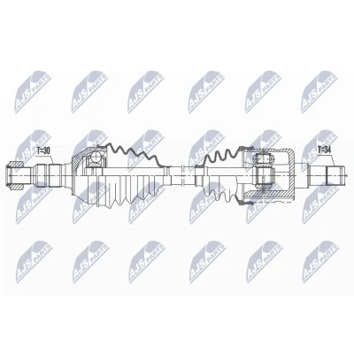 Immagine di Albero motore/Semiasse NTY NPW PL 109