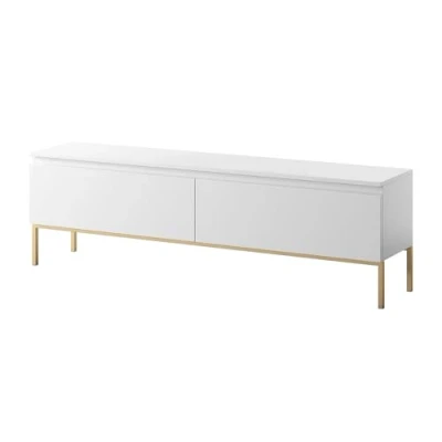 Immagine di Selsey Mobile TV, Legno ingegnerizzato, Bianco, 150 cm Larghezza