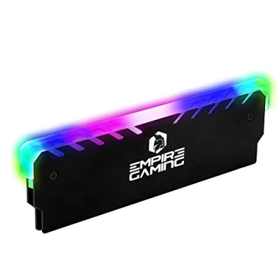 Immagine di EMPIRE Gaming Guardian M201 Dissipatore di Calore RAM RGB per PC Radiatore SYNC Indirizzabile DDR DDR3 DDR4 Raffreddatore in Alluminio Memoria UC Cooler Gamer Intel e AMD