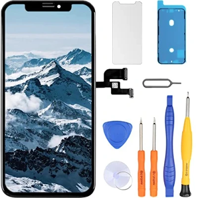 Immagine di LL TRADER Display per iPhone XS Schermo LCD sostitutivo 5.8 &#039;&#039; Strumento di Riparazione del digitalizzatore Touch Screen Gruppo Telaio con Modello A1920, A2097, A2098, A2099, A2100