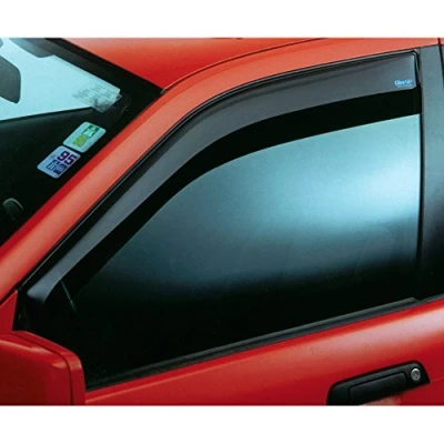 Immagine di ClimAir Car Comfort Deflettori d&#039;Aria Nero Compatibile con SsangYong Rexton 5 Porte 2004 2017