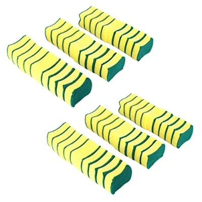 Immagine di KLKNE 60 spugne multiple, spugnette abrasive, per lavare i piatti, rimuovere le macchie e la pulizia
