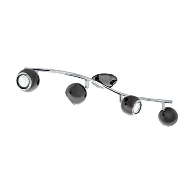 Immagine di Eglo 31008 Faretto d&#039;illuminazione da superficie Nero, Argento GU10 LED 12 W