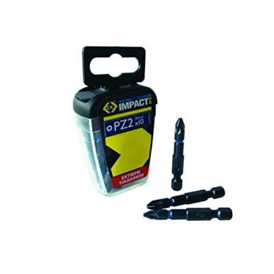 Immagine di C.K T4560 PZ2LD10 Kit inserti 10 parti Croce Pozidriv Tecnologia Torsion Control