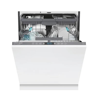 Immagine di Candy Rapido&#039; CI5C6F1A, Lavastoviglie a incasso, App hOn, 15 Coperti, Classe energetica C, Motore Inverter, Terzo Cesto, 46 db, Display, 8 Programmi, Partenza Ritardata, 81,8 89,8x55x59,8