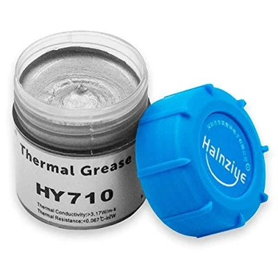 Immagine di OcioDual Pasta Termica Halnziye HY710 3.17W/m k Vasetto 10g Argento Termoconduttiva Grasso Composto Termico Raffreddamento CPU