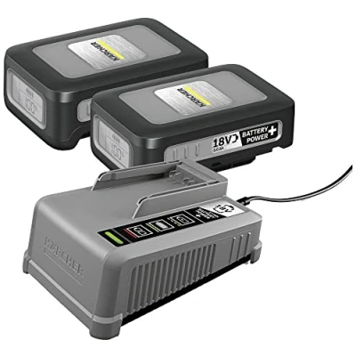 Immagine di Kärcher Professional Starter Kit Battery Power+ 18/30 2.445 072.0 Batteria dellutensile e caricabatterie 18 V 3 Ah Li Ion