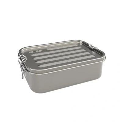 Immagine di SIGG Gemstone Box Selenite Lunch (0.75 L), Portavivande in Acciaio per Escursioni e Ufficio, Pratico Contenitore Pranzo da Viaggio Inossidabile 18/8