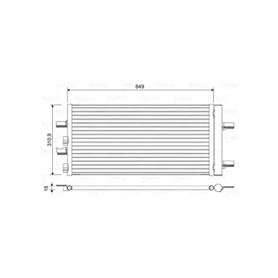 Immagine di VALEO 822615 Condensatore con essiccatore Alluminio 311 MINI: Hatchback, BMW: 2 Active Tourer