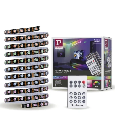 Immagine di Paulmann 78887 KIT base striscia LED con spina 3 m RGB 1