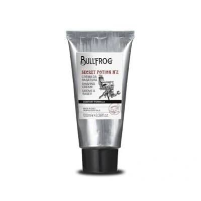 Immagine di Bullfrog Crema da Rasatura Secret Potion N.2 Nomad Edition: Morbida per Rasature Impeccabili, Schiuma Ricca, Fragranza Speziata e Ambrata, 100 ml