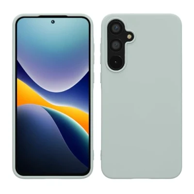 Immagine di kwmobile Custodia Compatibile con Samsung Galaxy A55 5G Cover Back Case per Smartphone in Silicone TPU Protezione Gommata menta freddo