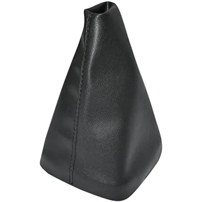 Immagine di Aerzetix C58435 Cuffia soffietto per leva del cambio compatibile con VW Caddy dal 2003 al 2010, Touran 2010 colore: nero in pelle sintetica
