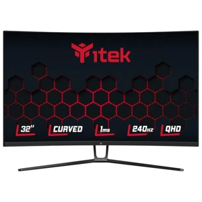 Immagine di Itek monitor GGC 32&quot; CURVED R1500, QHD 2560x1440, VA, 240Hz, 16:9, 1ms, 2xHDMI, 2xDP, HDR 400, Adapt Sync