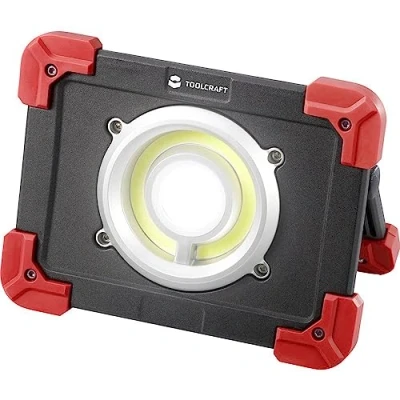 Immagine di TOOLCRAFT TO 6687735 LED (monocolore) Lampada da lavoro a batteria ricaricabile 20 W 2500 lm