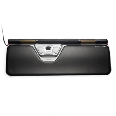 Immagine di Contour Design RollerMouse RED Plus Set mouse più tappetino per Cablato Nero, Argento 7 Tasti 600 dpi, 800 1000 1200 1400 1600