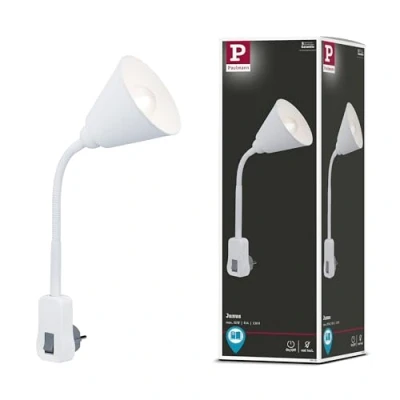 Immagine di Paulmann Steckerl Junus Lampada per presa di corrente LED (monocolore) E14 Grigio