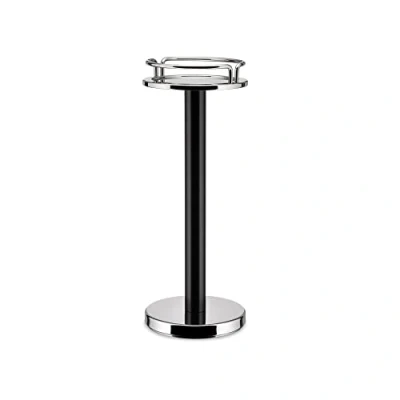 Immagine di Alessi 5059 Colonna portarinfrescatore in acciaio inossidabile 18/10 lucido con asta laccata, testa di moro.