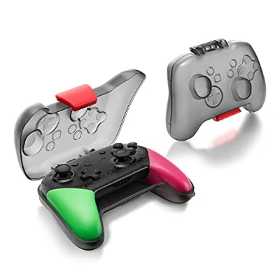 Immagine di tomtoc custodia per controller Nintendo Switch Pro, rigida, protezione a tutto tondo, accessori interruttori con copertura protettiva ultrasottile, leggera e opaca