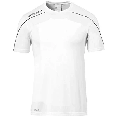 Immagine di uhlsport Stream 22, Maglia Unisex Bambini e Ragazzi, Bianco/Nero, 128