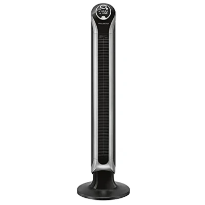 Immagine di Rowenta Vu6670 Eole Infinite, Ventilatore a Torre, Timer Fino 8 Ore, 3 Velocità, Telecomando, Spegnimento Automatico, 40 W, Nero