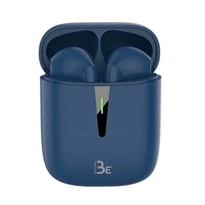 Immagine di BlueElement Pop Bluetooth 5.1 TWS Cuffie stereo 3D HD wireless, 12 ore di durata della batteria, scatola ricarica a LED, facile da collegare, microfono integrato, leggere e comode per