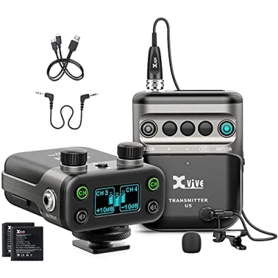 Immagine di XVIVE U5 LAVALIER Sistema wireless digitale per camera DSLR o Broadcast
