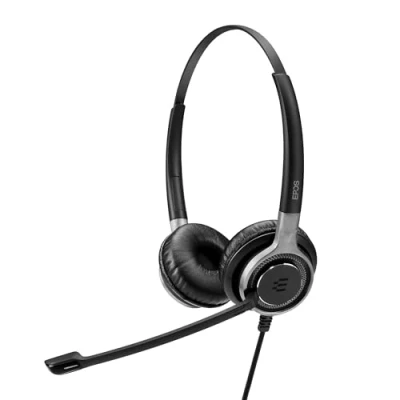 Immagine di Sennheiser SC 660 USB ML Stereofonico Padiglione auricolare Nero, Argento