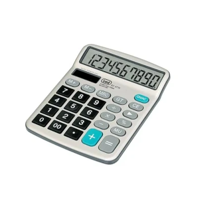 Immagine di Trevi EC 3770 Calcolatrice Elettronica con Tastiera e Display di Grandi Dimensioni, Calcolo Base, Percentuale, Memorie