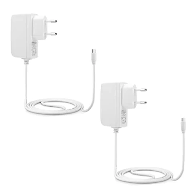Immagine di Aukru confezione da 2 caricabatterie micro USB 5v1a per Philips Avent SCD833/26, SCD843/26, SCD845/26, 2, colore: Bianco