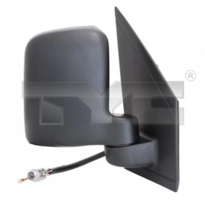 Immagine di Specchio retrovisore esterno Tyc 310 0089 Dx nero Regolazione:comando cavo flessibile, convesso FORD: Transit Connect Mk1 Van, Tourneo