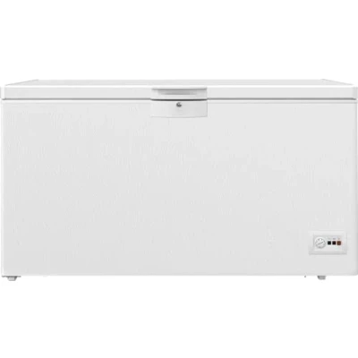 Immagine di Beko HSM37540 b300 Congelatore grande, capacità utile 360 l, minFrost, allarme temperatura, 4 cesti congelatori, con serratura, 36 db (A), colore: Bianco