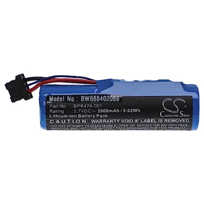 Immagine di vhbw batteria compatibile con Verifone 3GBWC, V240m Plus lettore di codici a barre, POS (2600mAh, 3,7V, Li Ion)