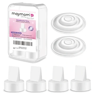 Immagine di Maymom Parti della pompa compatibili con Spectra S1 S2 Incl Valvola a becco d&#039;anatra Sostituire Duckbill Valve di ricambio non originali Pump Parts (6