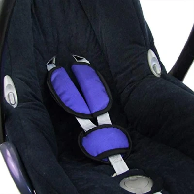 Immagine di BAMBINIWELT Set di imbottiture universali per seggiolino auto, compatibile ad esempio con Maxi Cosi Cybex (blu)